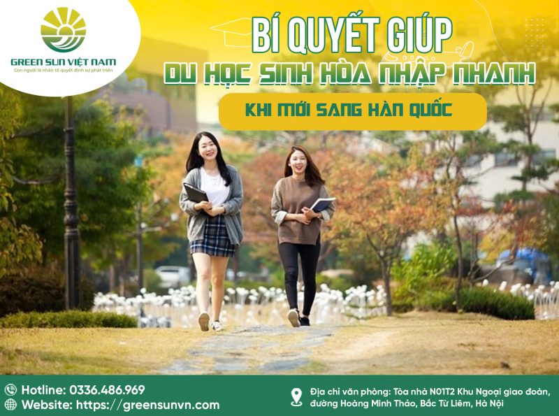 Bí Kíp Giúp Du Học Sinh Hòa Nhập Nhanh Khi Sang Hàn Quốc