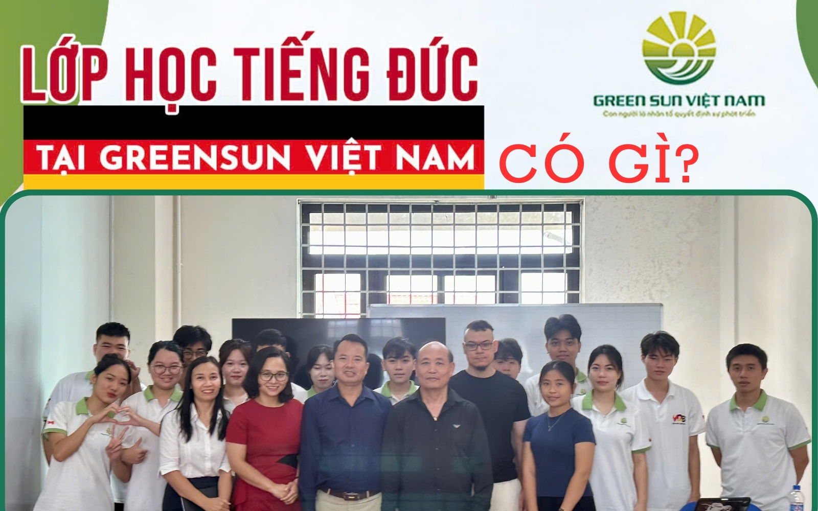 Lớp Học Tiếng Đức Tại Greensun Việt Nam Có Gì Đặc Biệt?